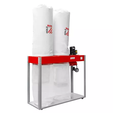 ABS5000SE Aspirateur à copeaux Professionnel 400V - 2200W - 5000 m³/h - 2 x 180L