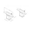 HOLZPROFI MAKER - ZF200 Dégauchisseuse d'Atelier - Largeur de dégau. 200 mm - 2200 W - 5
