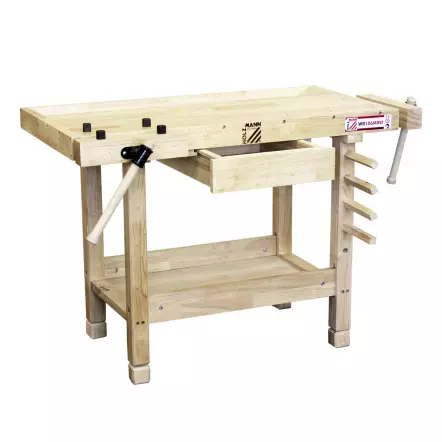 HOLZMANN - WB106MINI Établi de Menuisier en Bois pour Enfants
