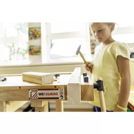 HOLZMANN - WB106MINI Établi de Menuisier en Bois pour Enfants
