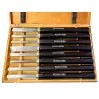 H8TLG - Coffret de 8 outils de tournage acier au chrome - 1