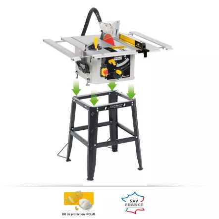 PEUGEOT-ENERGYSAW-254B3-Scie-Circulaire-d-Etabli-et-sur