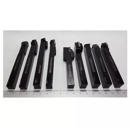HOLZMANN - 9TLG10 - Coffret 9 outils de tournage métal TCT 10 mm