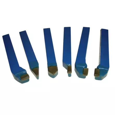 HOLZMANN - 6TLG12 - Coffret démarrage tournage métal 6 outils TCT 12 mm