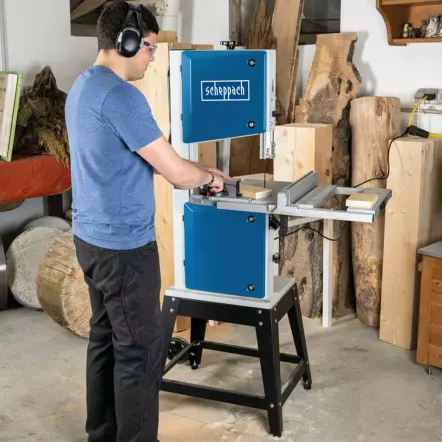 SCHEPPACH-HBS400-Scie-a-Ruban-avec-Pietement-Hauteur-de-1