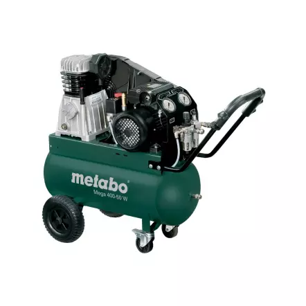 METABO - Mega 400-50 W - Compresseur Mega 1500W - 10 bars - 50L - 300L / min