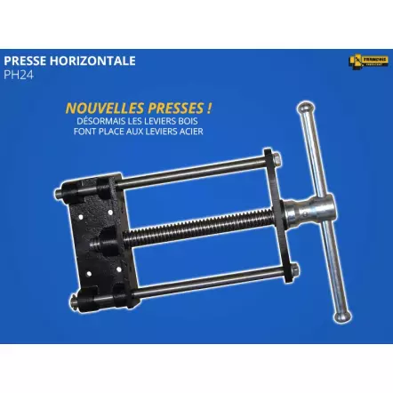EBPRO Établi Bricoleur avec 2 Presses horizontales PH24 et poteaux de serrage PM