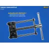 EBPRO Établi Bricoleur avec 2 Presses horizontales PH24 et poteaux de serrage PM - 2