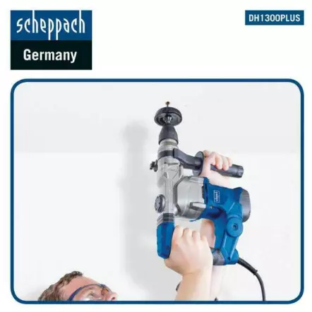 SCHEPPACH - DH1300PLUS - Perforateur 4 fonctions - 4500 coups/min - 1250 W