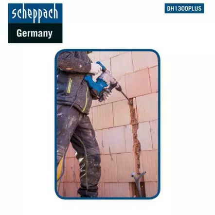 SCHEPPACH - DH1300PLUS - Perforateur 4 fonctions - 4500 coups/min - 1250 W