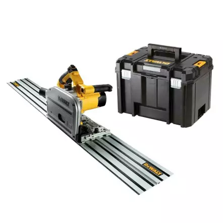 DEWALT - DWS520KT - Scie Circulaire Plongeante 59 mm - Avec Rail et Coffret - Lame 165 mm