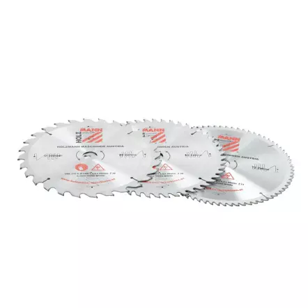 HOLZMANN - KSB300SET - Kit de 3 Lames Circulaires Ø 300 mm - 28, 48 et 72 dents