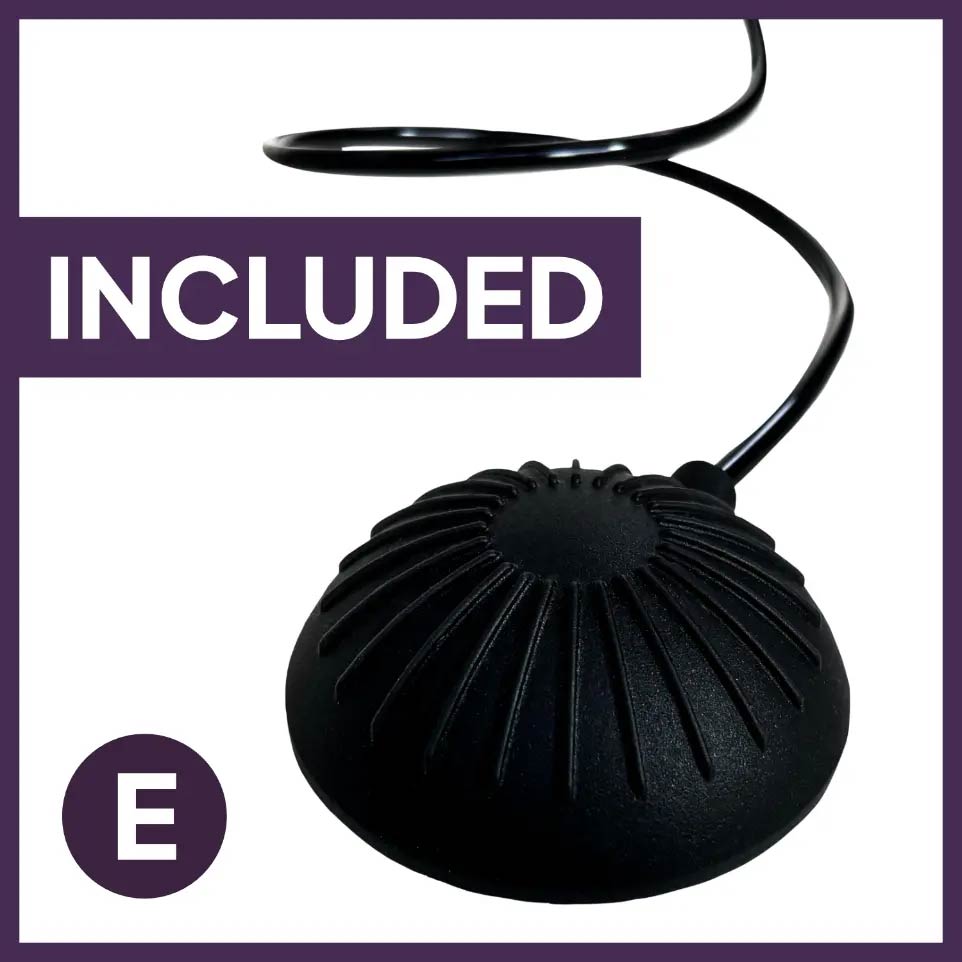 Pédale au pied on/off