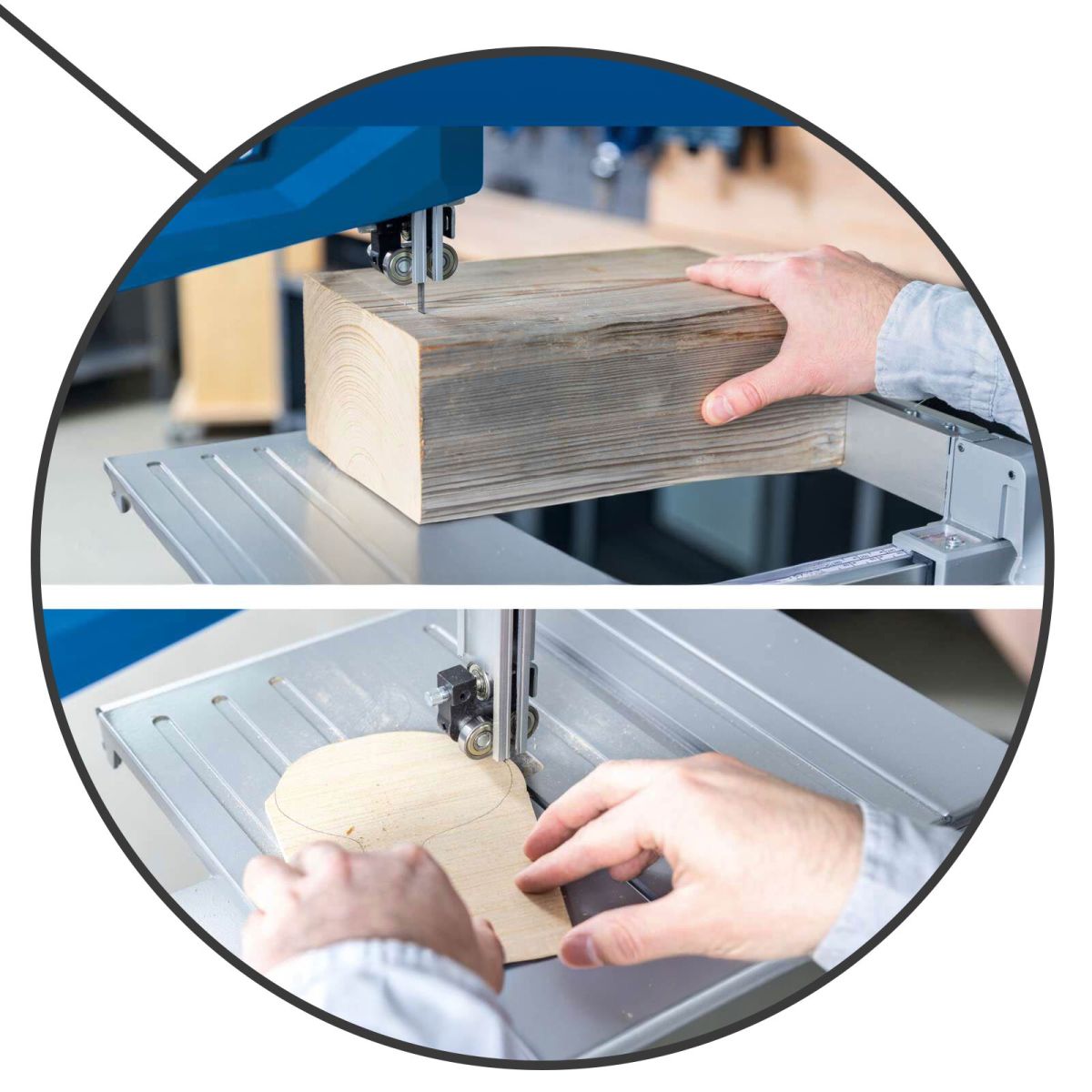 Scie pour le délignage et le chantournage HBS261