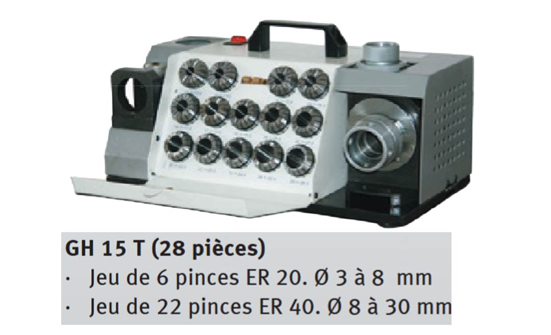 Accessoires inclus avec l'aiguiseur GH15T