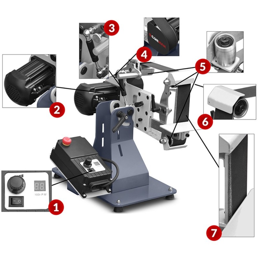 Caractéristiques backstand STU50 Cormak